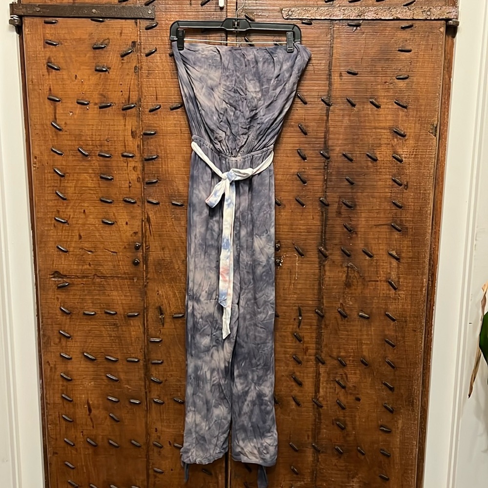 Free People Size Small Tie-Dye Jumpsuit